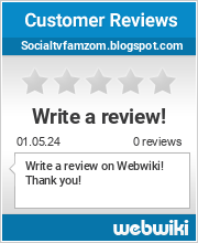 Reviews of socialtvfamzom.blogspot.com