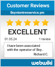 Reviews of boyntontreeservice.pro